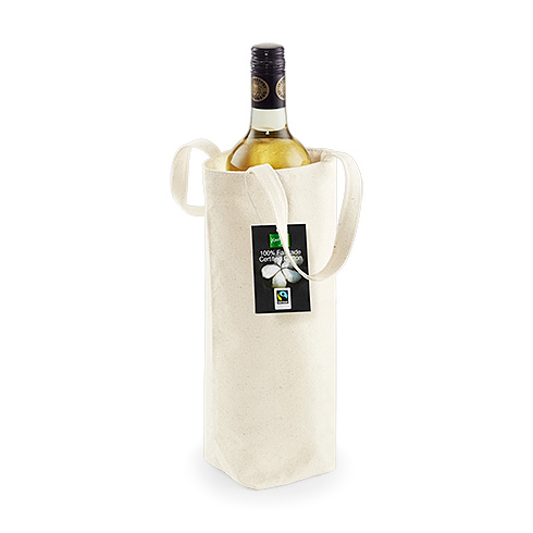 W620 Fairtrade Cotton Bottle Bag